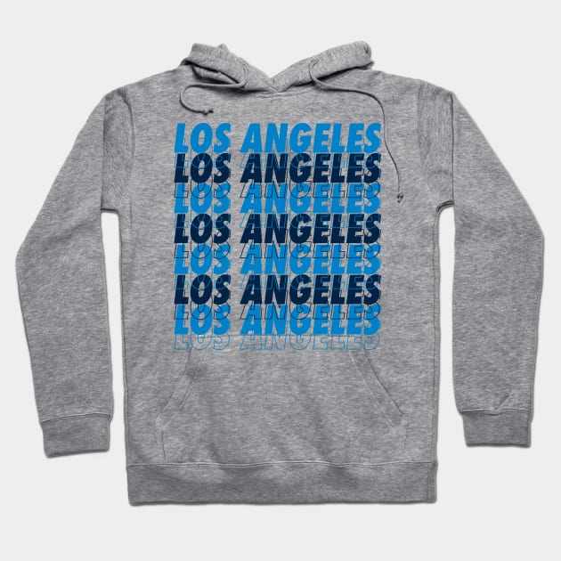 Los Angeles - Echo Graphic Hoodie by downformytown